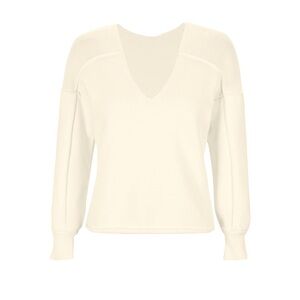 cabi Easy Pullover Cream Size Large VGUC